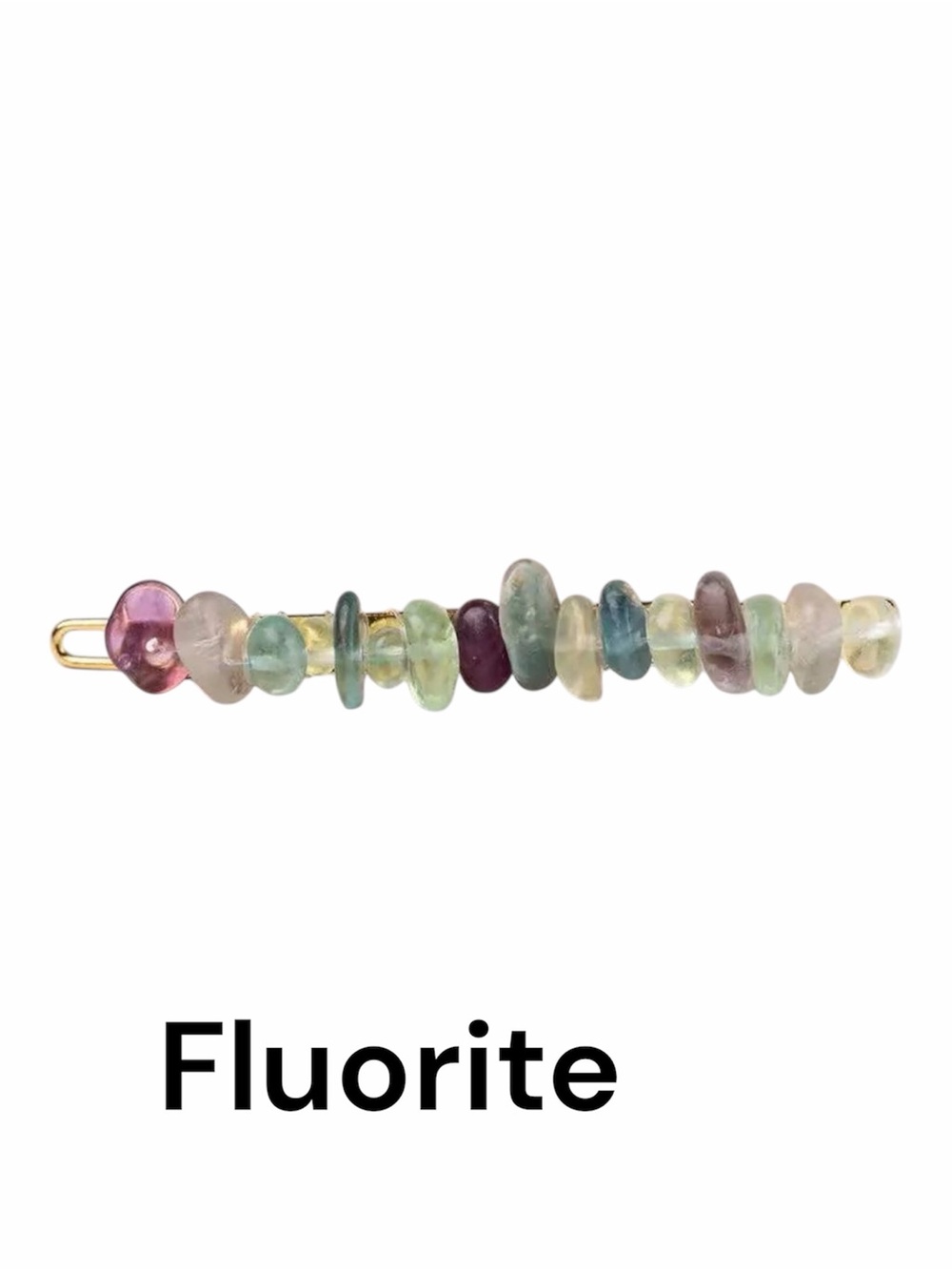 Natural Gemstone Chip Hair NWT Pick 1 - Picture 4 of 6